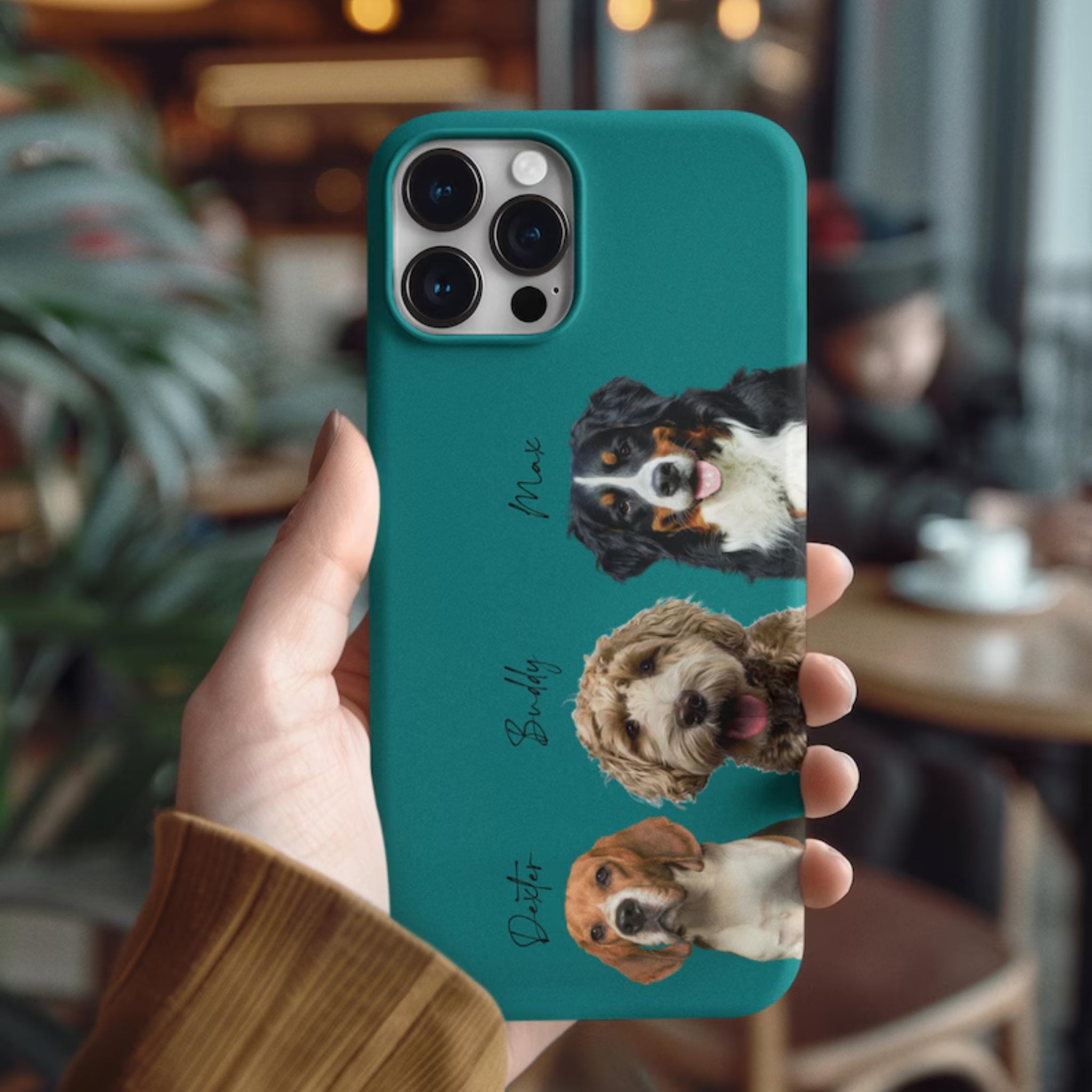 Personalized Pet Portrait Phone Case Using Pet Photo