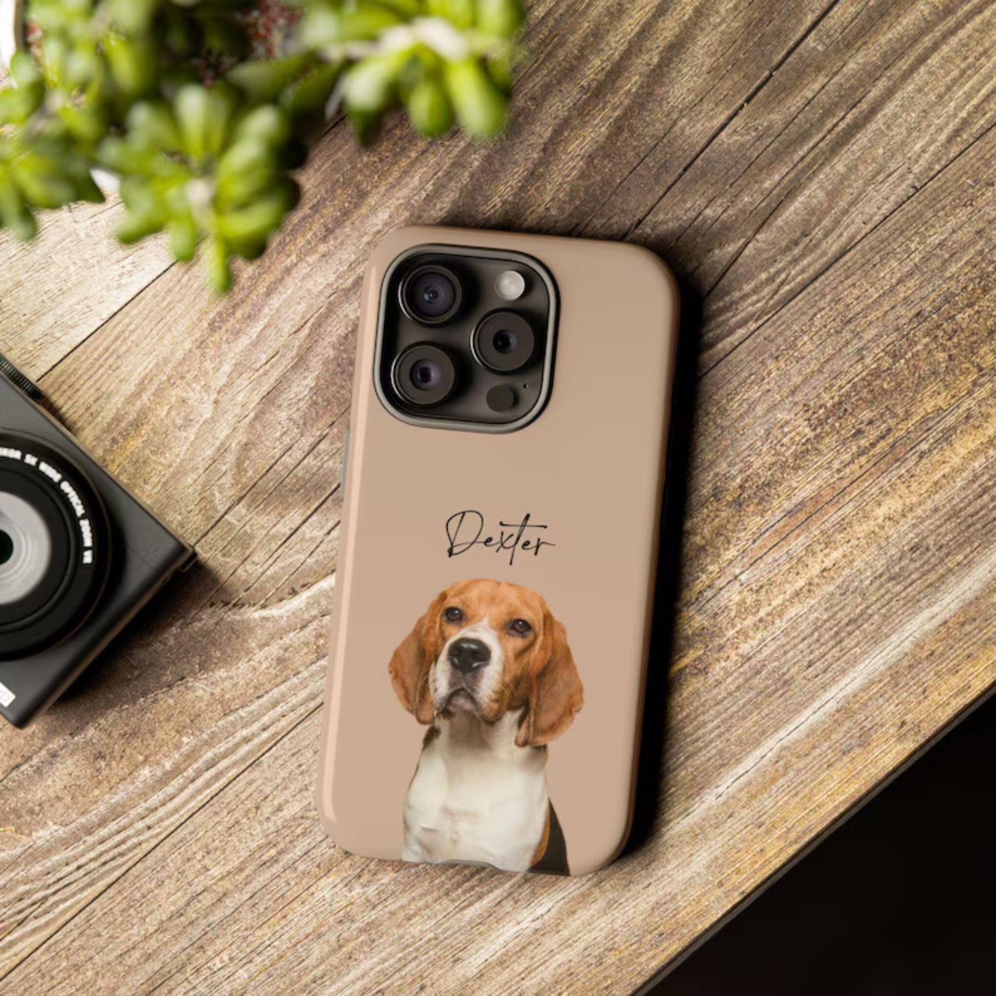 Personalized Pet Portrait Phone Case Using Pet Photo